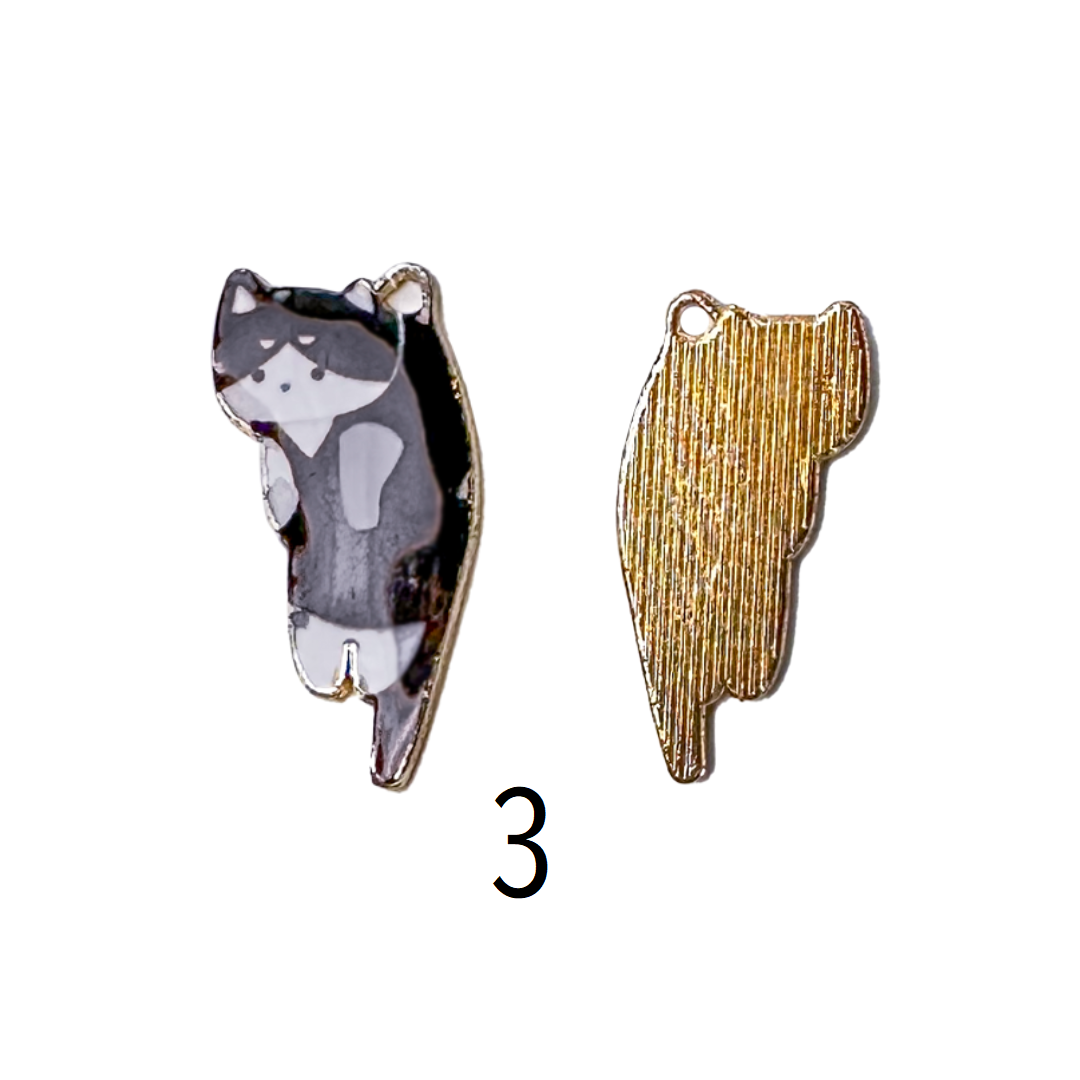 Cat Charm 10mm × 22mm