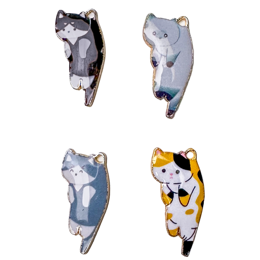 Cat Charm 10mm × 22mm