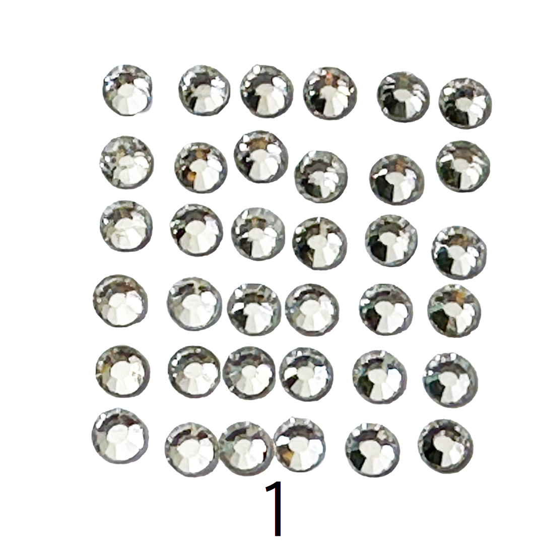 Glass Rhinestones (Set of 5 Bags) Ø3mm