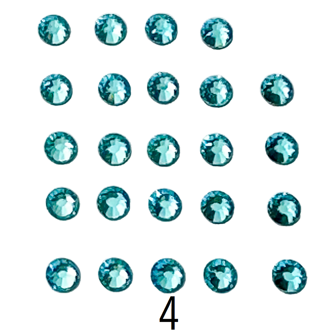 Glass Rhinestones (Set of 5 Bags) Ø3mm