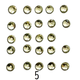 Glass Rhinestones (Set of 5 Bags) Ø3mm
