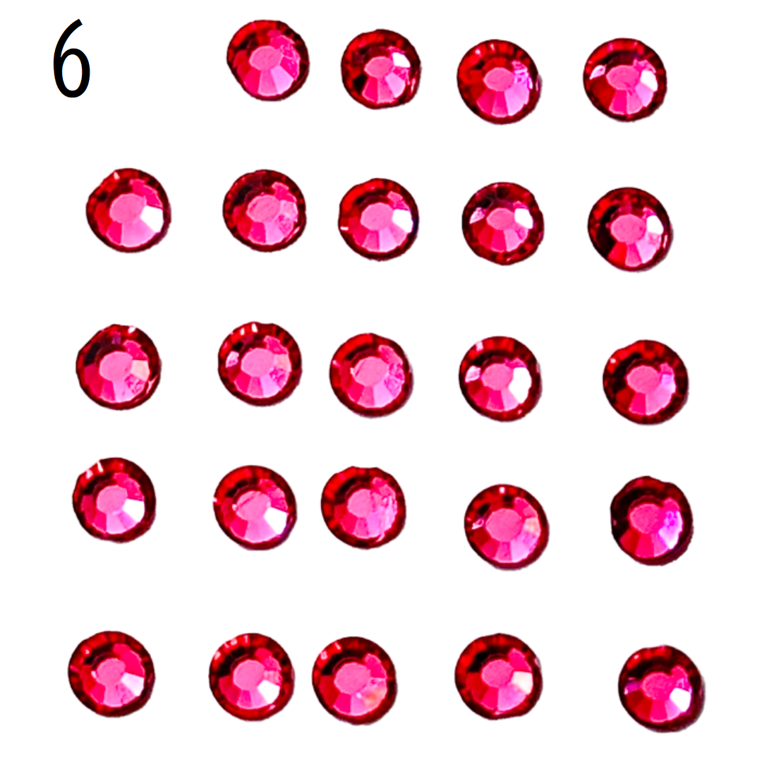 Glass Rhinestones (Set of 5 Bags) Ø3mm