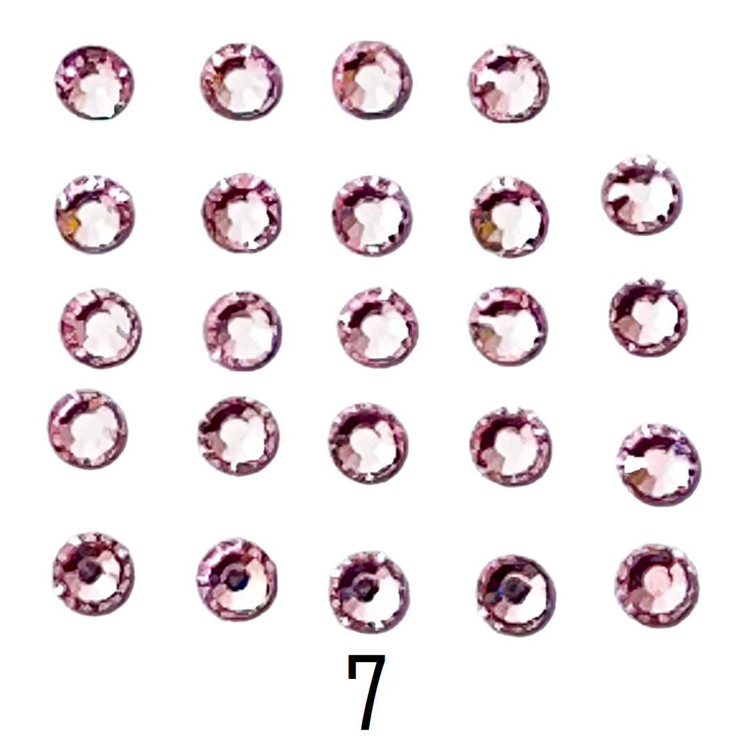 Glass Rhinestones (Set of 5 Bags) Ø3mm