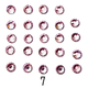 Glass Rhinestones (Set of 5 Bags) Ø3mm