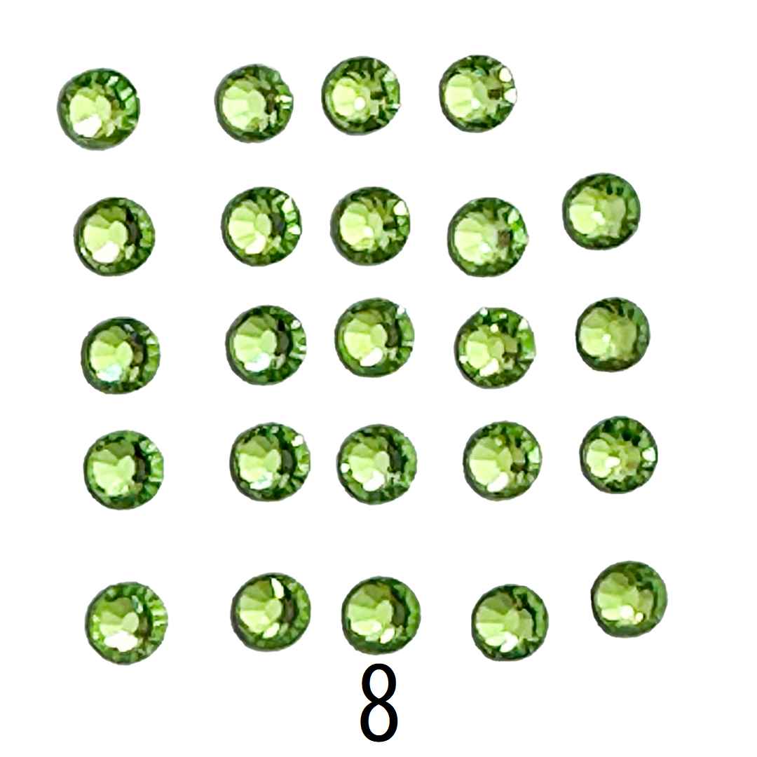 Glass Rhinestones (Set of 5 Bags) Ø3mm