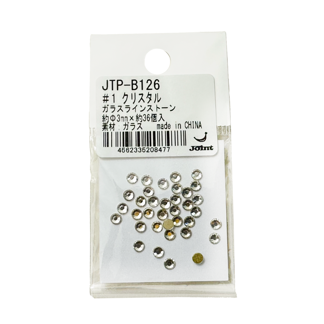Glass Rhinestones (Set of 5 Bags) Ø3mm