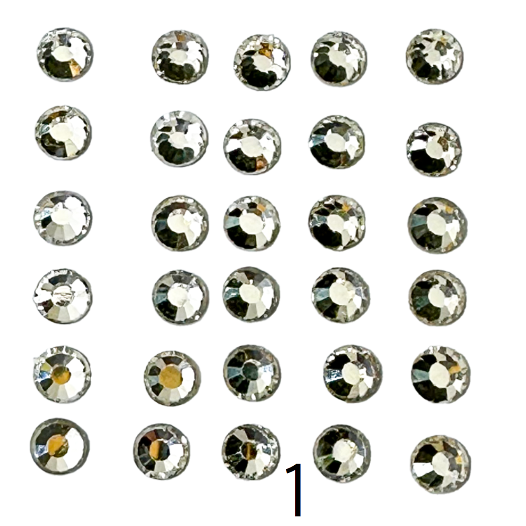 Glass Rhinestones (Set of 5 Bags) Ø4mm