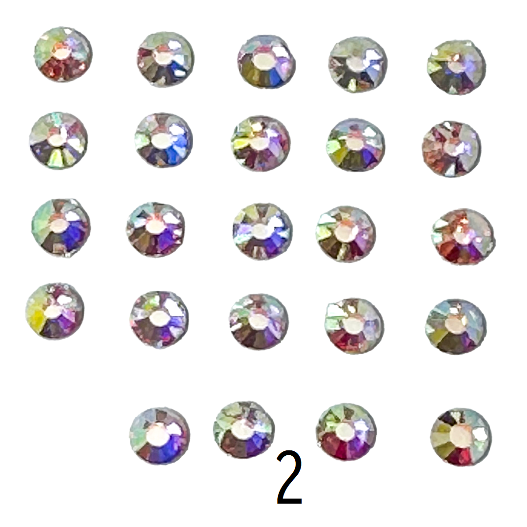 Glass Rhinestones (Set of 5 Bags) Ø4mm