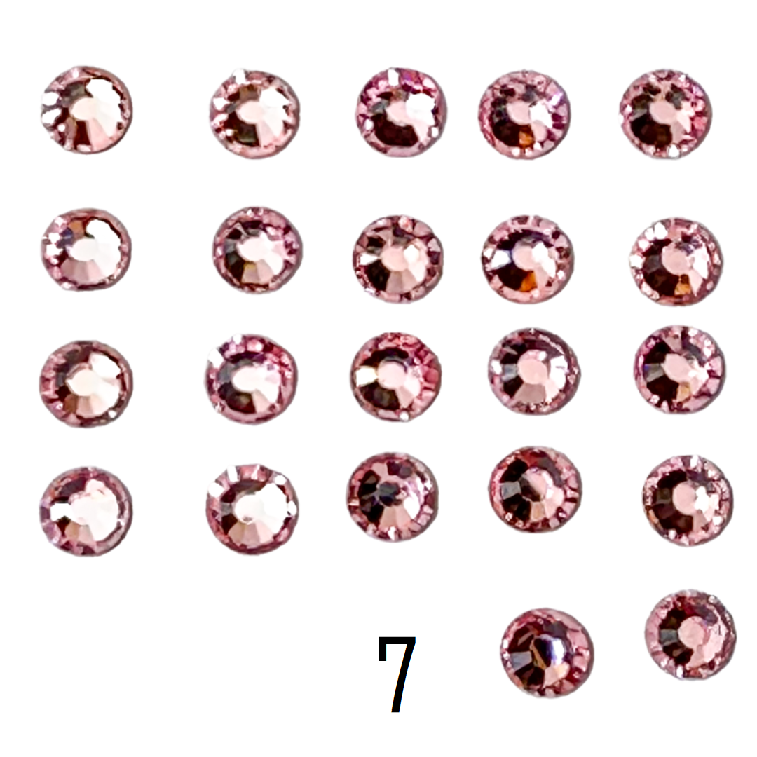 Glass Rhinestones (Set of 5 Bags) Ø4mm