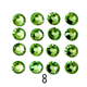 Glass Rhinestones (Set of 5 Bags) Ø5mm