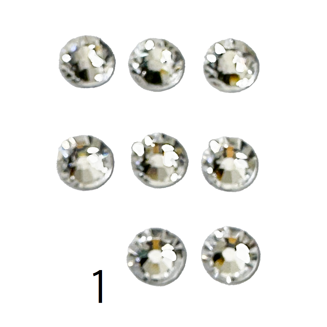 Glass Rhinestones (Set of 5 Bags) Ø6mm