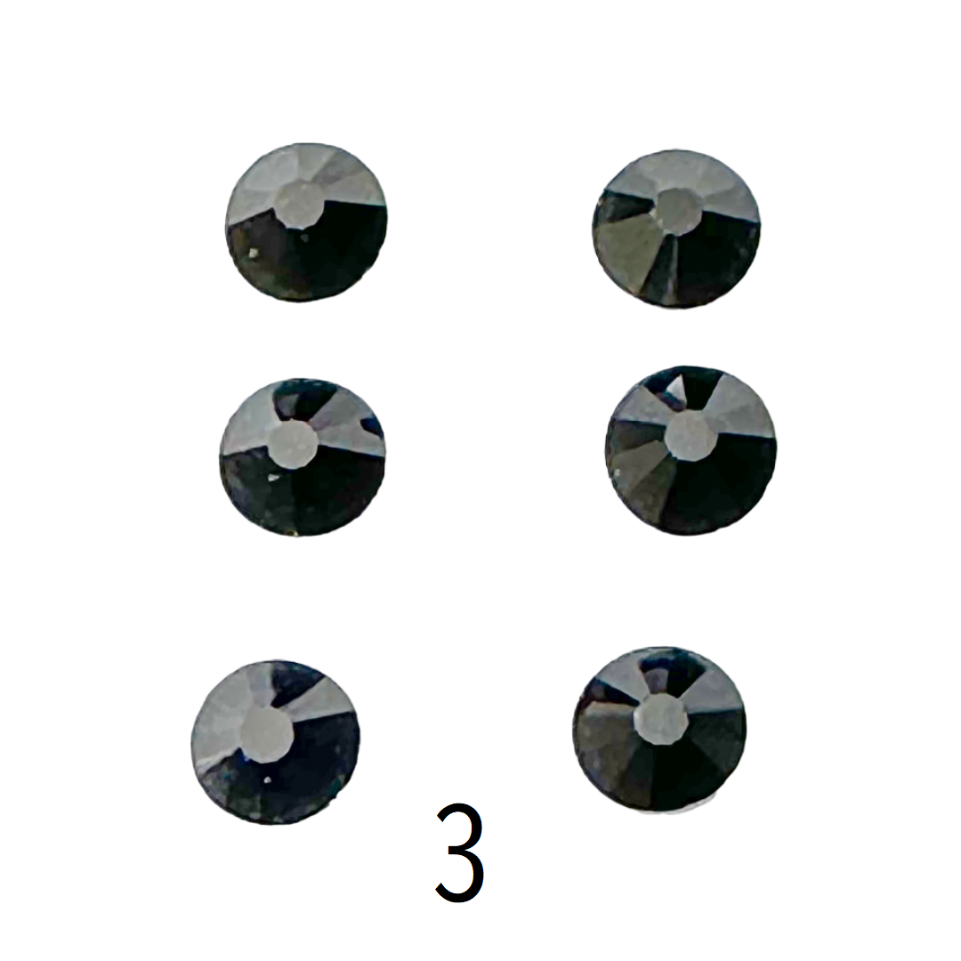 Glass Rhinestones (Set of 5 Bags) Ø6mm