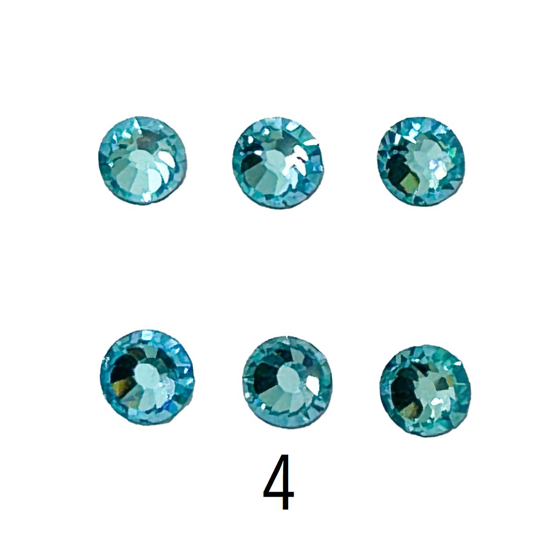 Glass Rhinestones (Set of 5 Bags) Ø6mm