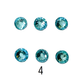 Glass Rhinestones (Set of 5 Bags) Ø6mm