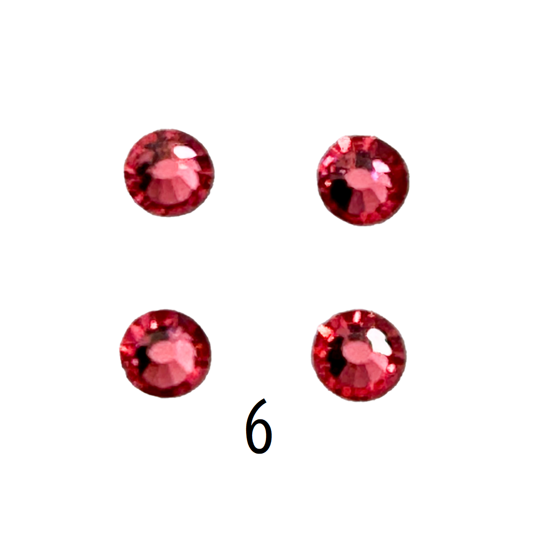 Glass Rhinestones (Set of 5 Bags) Ø6mm