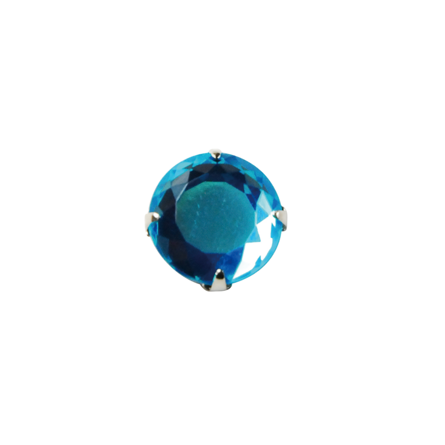 Round Prong-Set Stone Ø15mm × 9mm