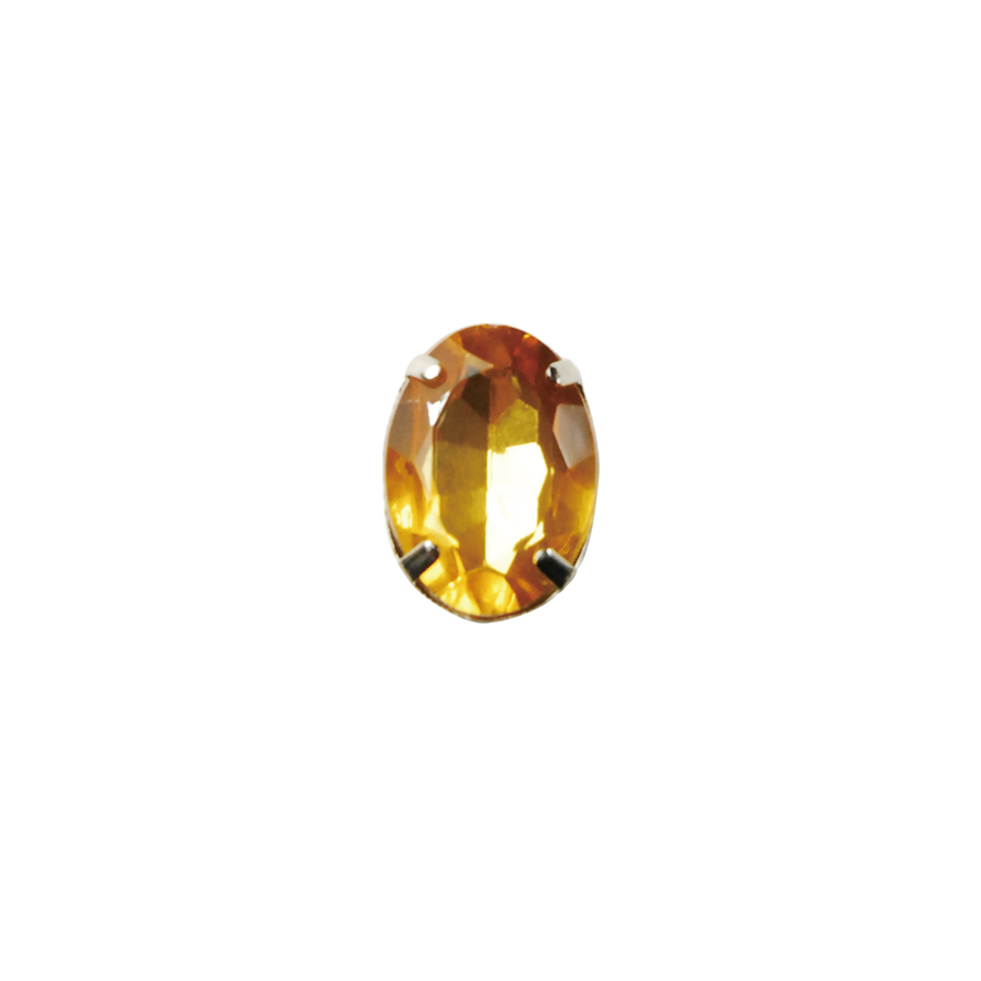 Oval Stone with Prongs (Small) 13mm × 18mm × 7mm