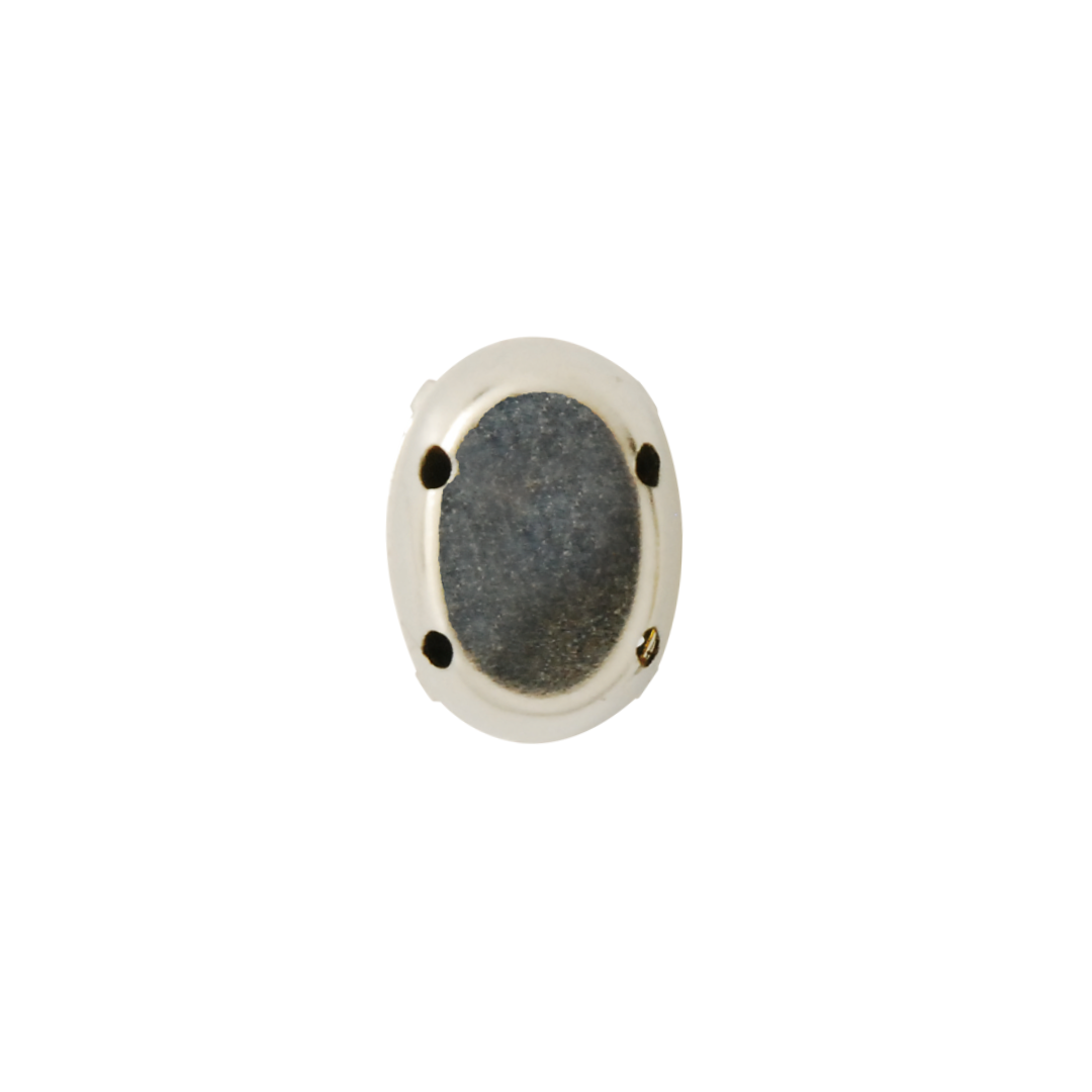 Oval Stone with Prongs (Small) 13mm × 18mm × 7mm