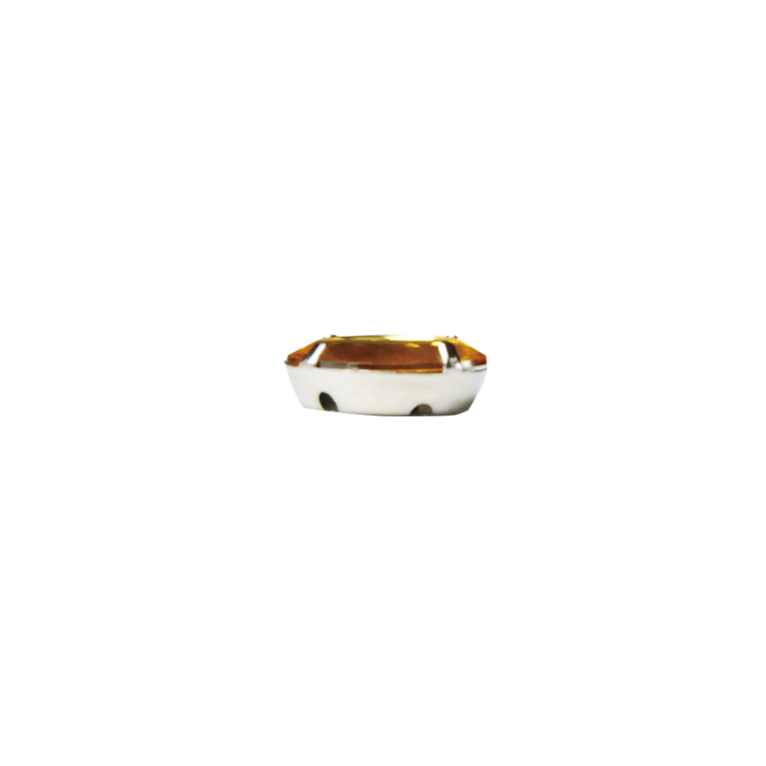 Oval Stone with Prongs (Small) 13mm × 18mm × 7mm