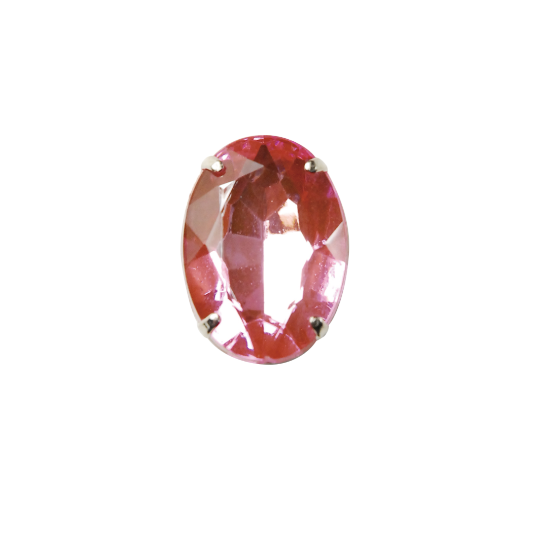 Oval Stone with Prongs (Large) 18mm × 25mm × 9mm