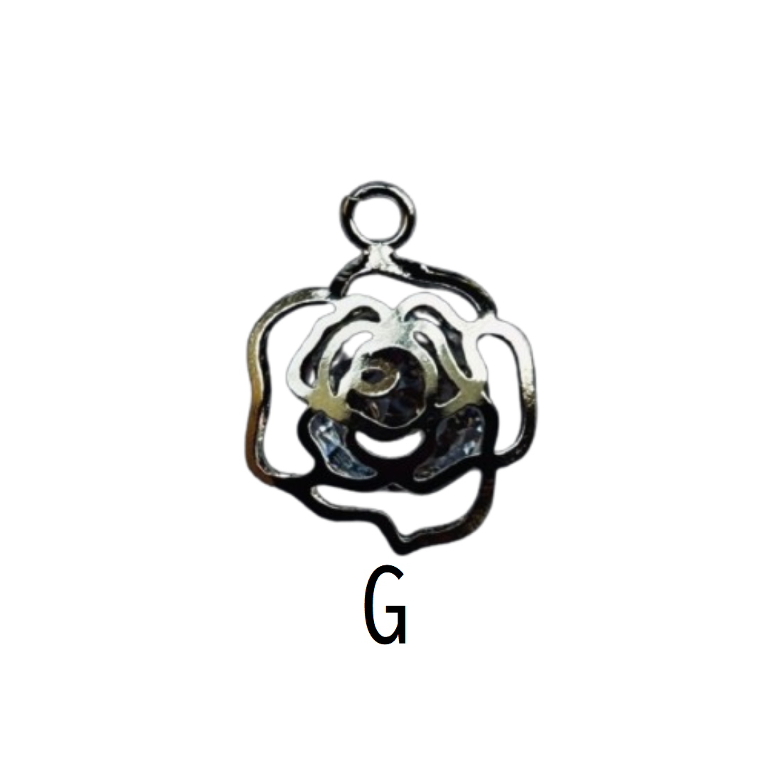 Rose Charm 13mm