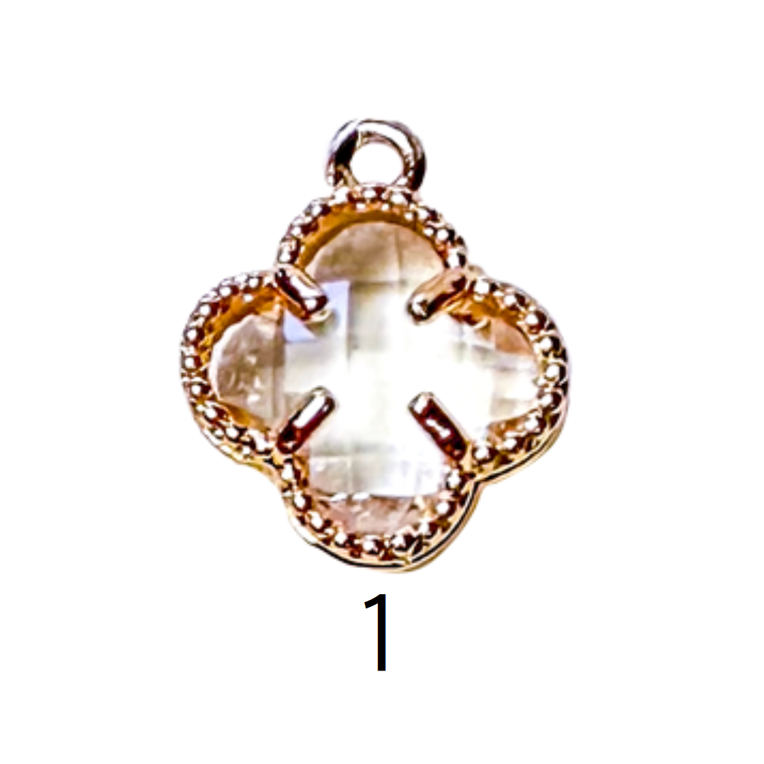 Color Flower Charm 13mm