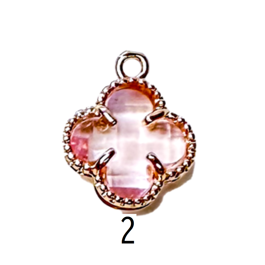 Color Flower Charm 13mm