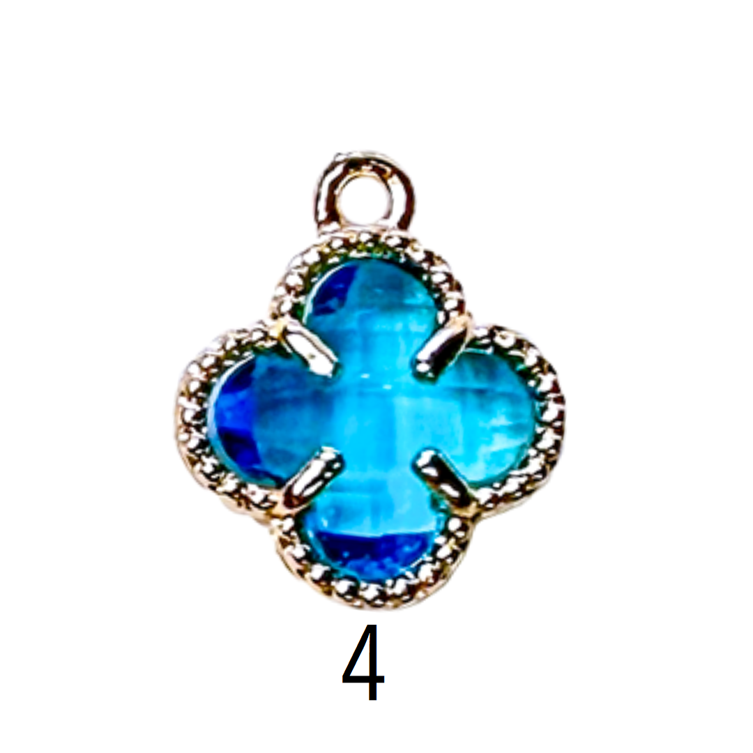Color Flower Charm 13mm