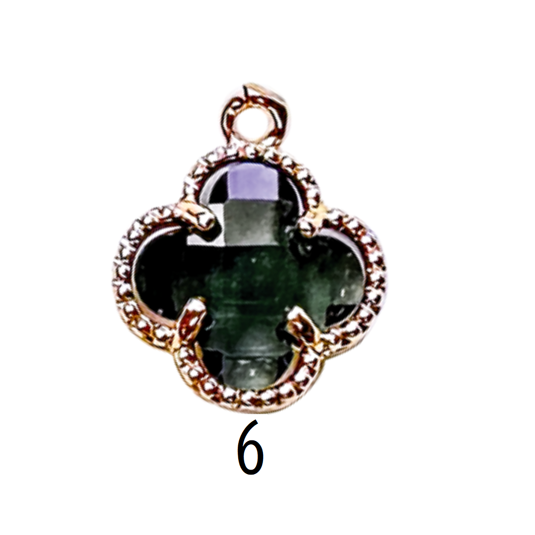 Color Flower Charm 13mm