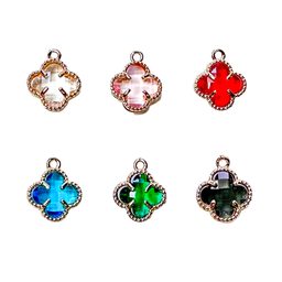 Color Flower Charm 13mm