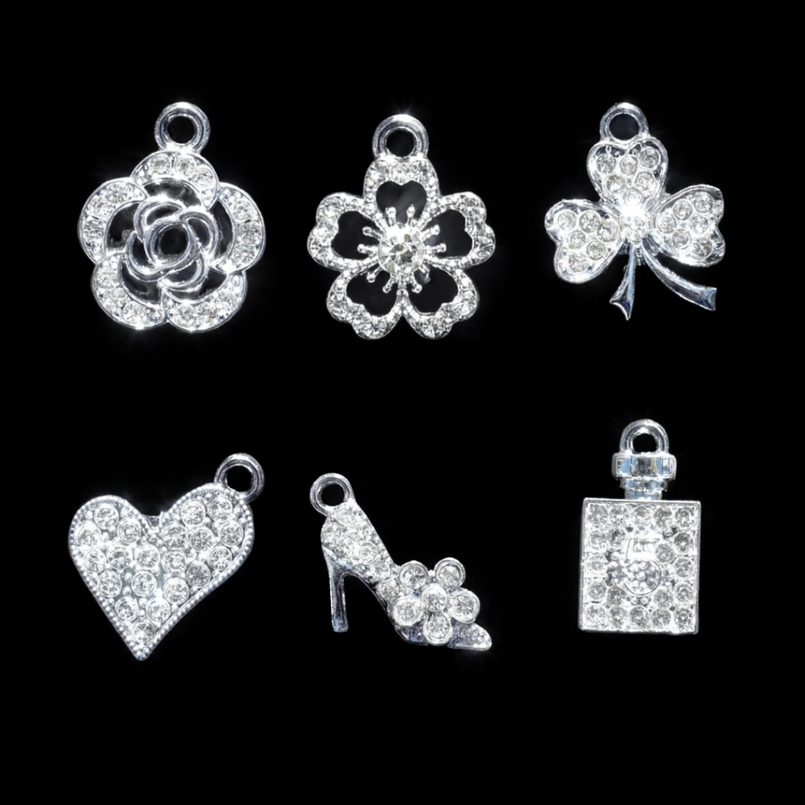 Zirconia Charm 14mm × 15mm