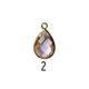 Teardrop Glass Color Charm 10mm × 15mm