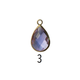 Teardrop Glass Color Charm 10mm × 15mm