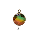 Round Glass Multi-Color Charm Ø12mm
