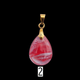 Teardrop Glass Bead Charm 13mm × 18mm