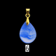 Teardrop Glass Bead Charm 13mm × 18mm