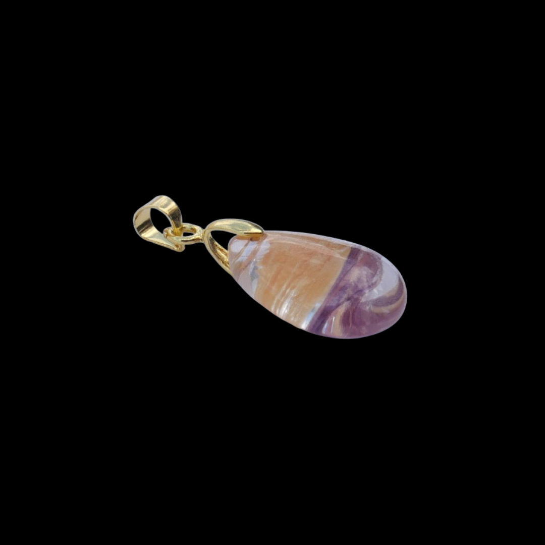Teardrop Glass Bead Charm 13mm × 18mm