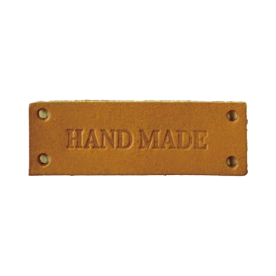 Leather HAND MADE Tag 15mm × 45mm