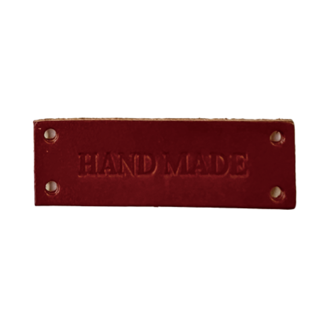 Leather HAND MADE Tag 15mm × 45mm