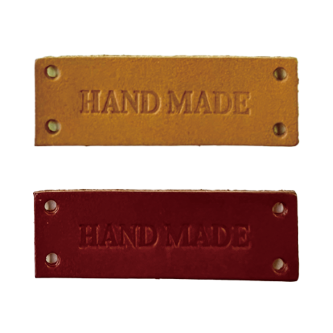 Leather HAND MADE Tag 15mm × 45mm