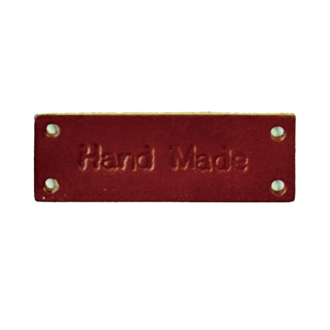 Leather HAND MADE Tag 15mm × 45mm
