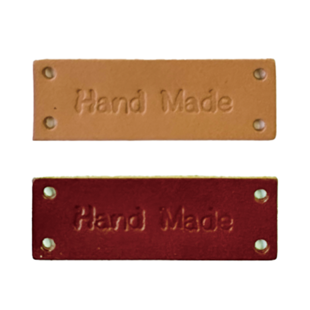 Leather HAND MADE Tag 15mm × 45mm