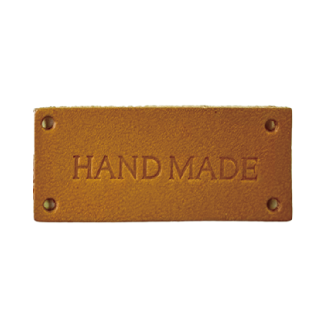 Leather HAND MADE Tag 20mm × 45mm