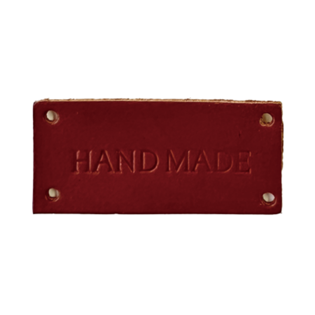 Leather HAND MADE Tag 20mm × 45mm