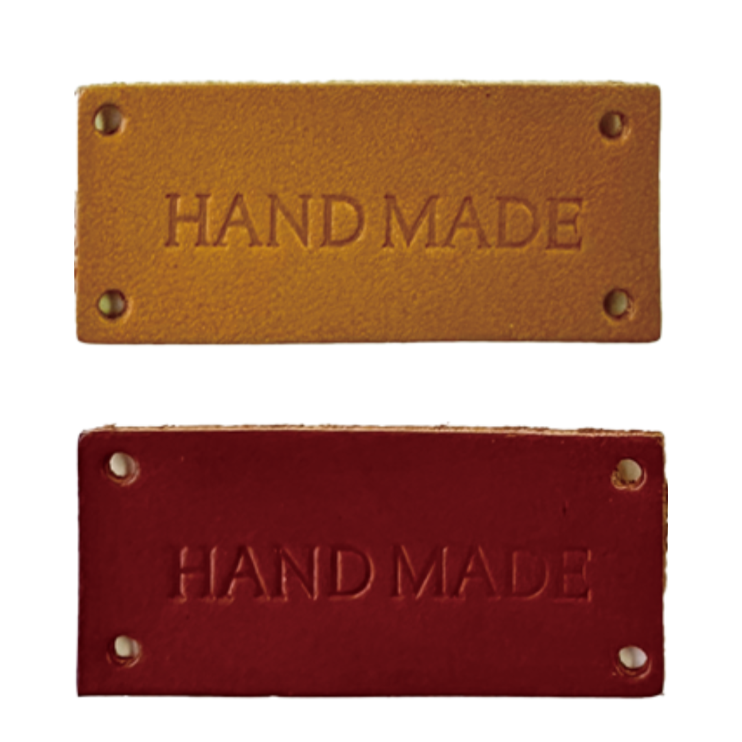 Leather HAND MADE Tag 20mm × 45mm