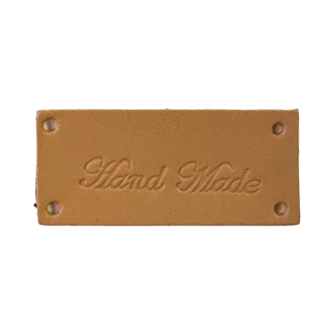 Leather HAND MADE Tag 20mm × 45mm