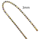 Diamond Chain with Glass Beads 3mm × 9m