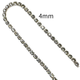 Diamond Chain with Glass Beads 4mm × 9m