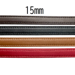Faux Leather Quad-Fold Stitch Tape 15mm × 10m