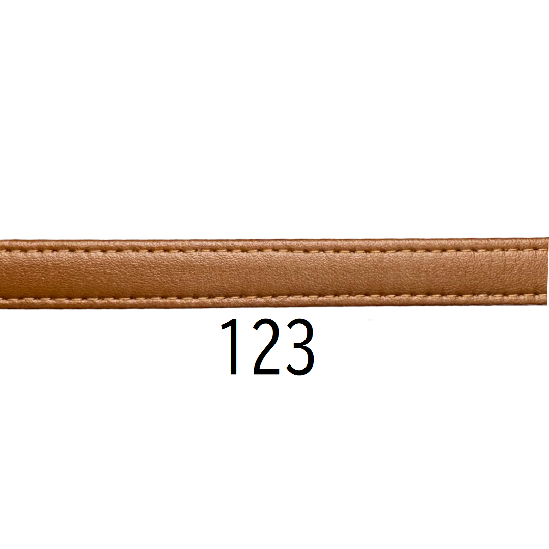 Faux Leather Quad-Fold Stitch Tape 15mm × 10m